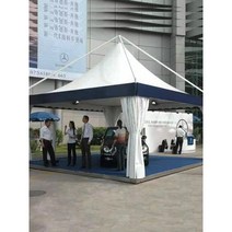 행사용천막 행사용캐노피 몽골텐트 접이식 야외 그늘막 바람막이 천막 방수 행사용 포장마차, 천 강철 구조물 천장을 가진 5 미터