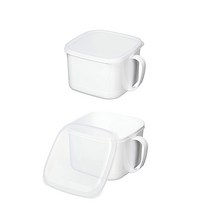 일본 나까야 핸디 캐니스터 손잡이 밀폐용기 된장통 고추장통 반찬통 2 Size (7621) 800ml/1400ml, 1400ml L(7621B), 1400ml