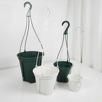 슬릿화분 행잉걸이 중, 화이트 행잉걸이 중