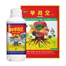 대유 부리오 식물웃자람 경감 과수 엽채 근채 과채 잔디 정원수 인산가리 식물영양제 복합비료, 부리오500ml(액제)
