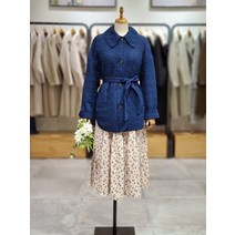 써스데이아일랜드 T216MJP135 데님 하트 퀼팅 점퍼(1327494)