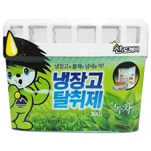 산도깨비 냉장고탈취제 녹차 200g 음식물 냄새제거 28032EA, 1, 본상품선택