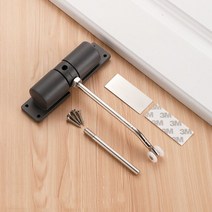히든도어 슬라이딩도어알루미늄 풀리 문닫힘 장치 간단한 조절 가능 자동 닫힘 숨겨진 더블 스프링 대형, 05 Gray