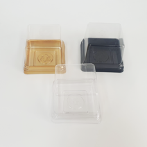 화과자 1구 케이스 100개, 블랙