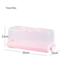 머핀컵 일회용 실리콘 사각 은박 유산지 JO LIFE-투명 케이크 상자 플라스틱 웨딩 포장 패드 투명 컵케익, 08 Toast