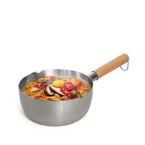 스텐 인덕션 함마톤 라면 편수냄비 소스 밀크팬, 은색, 03-스텐 함마톤 편수냄비 20