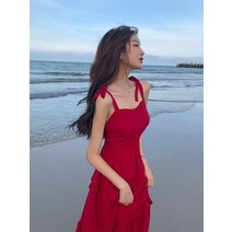 유나 긴치마 꽃무늬 플라워 신슬기 발리여행 커플 리조트룩 해변 홀터넥 동남아 해외여행여름옷 휴양지룩 원피스