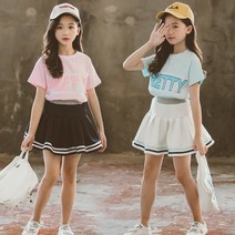 [엣지랜드] 주니어 프리티걸즈 테니스스커트 여아상하세트 치마세트