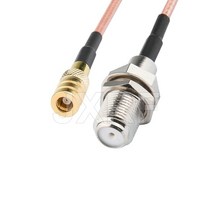 케이블 F 암-SMA SMB MCX MMCX 수 어댑터 피그 테일 RG316 확장 동축 점퍼, 02 F F to SMB F_02 15CM