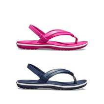 크록스 키즈 크록밴드 스트랩 플립 아동 샌들 205777 2종 택1