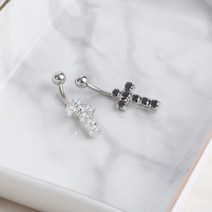 시크릿엠 써지컬스틸 배꼽피어싱 쏘닉튤립 1.6mm 알러지 없는 Piericing