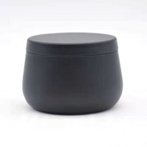 양초만들기 향초 캔들만들기 뚜껑이 있는 8oz 양초 틴 캔 대량 DIY 검은 용기 만들기위한 항아리 예술 및, 01 black