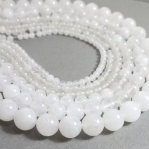 선우몰 백옥 원석재료 DIY제작 팔찌만들기 천연원석 비즈 악세사리 부자재, 4mm