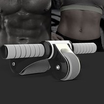 휴대용 접이식 AB슬라이드 롤아웃 복근운동기구, 블랙