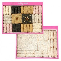 신선코리아 수제 강릉한과 선물세트 찹쌀 유과 지함 2단 1kg 답례품 어르신선물 정과 전통과자 다식 명절, 상세페이지 참조, 상세페이지 참조