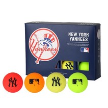 [MLB] New York Yankees 3-Layer Color Golf Ball12구