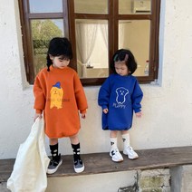 다나와양말 아동 유아 기모 롱맨투맨/원피스