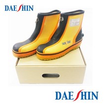 국산 논슬립안전단화 방탄원단 반장화 안전화 발목 단장화 고무 방수 작업용 논슬립 난슬립 대신, 265