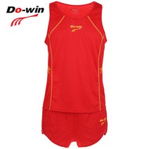 남녀트레이닝복세트 도브 육상복 남성 여성 단거리경주 마라톤 장거리 운동복 경기 훈련복 2415848766, S