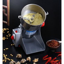 자동가루분쇄기 고추가루 기계 업소용 가정용 곡물 분쇄기 식재료 멸치 쌀가루 만들기 스텐, 430 스테인리스 스틸 2500g