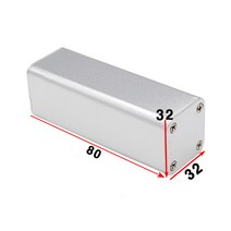JINHA 알루미늄 케이스 엔클로저 enclosure 프로파일 DIY SY-AKC-B14a, 80*32*32