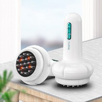 셀룰라이트 마사지기 충전식 경락 브러쉬 전동 6 속도 미세 전류 온열 찜질기 요법 방지 바디 슬리밍 마사지 괄사