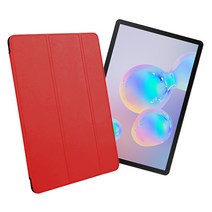 UB 갤럭시탭S6 10.5 뉴스마트 커버 케이스, 레드