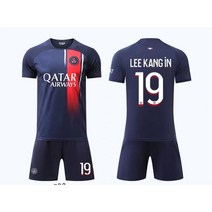 이강인 psg 유소년 유니폼 세트 어린이 파리 생제르망 아동용 성인용 축구