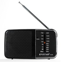 가로형 아날로그 AMFM 라디오