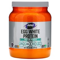 Now Foods Sports Egg White Protein Powder 나우푸드 스포츠 에그 화이트 프로틴 파우더 544g, 1개, 기본