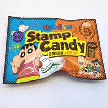 크레용신짱 짱구 스탬프 캔디, 38g, 12개