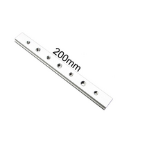 마이터 게이지 각도기 200mm 300mm 알루미늄 합금 t-트랙 슬롯 마이터 트랙 및 마이터 바 슬라이더 테이블 톱 로드 목공 도구, 1개