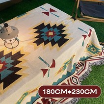 아웃도어 캠핑 담요 캠핑 카펫 명족풍 담요 매트 점심 담요 수납 피크닉 천 포토 테이블 천, 1-6명에 적합한 180230cm