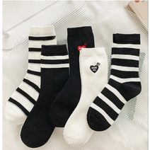 엔씨씨 데일리 프리미엄 하트 자수 양말 10개 세트