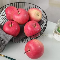 한소픈 과일 모조식품 모음 과일모형 인테리어 장식품 카페 소품 촬영소품 카페 장식 디스플레이소품, 1.사과1P