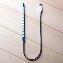 10구 LED 독서등 USB 와이어 터치 스탠드 셀프인테리어 무드등추천 안구보호 편안한눈 시력고정 감성조명