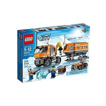 연구소 트럭 ATV 미니피겨 3개가 있는 레고 LEGO ​​시티 북극 전초기지 | 60035