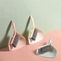 세트 미니 쓰레받기 빗자루 삼각, 삼각미니빗자루세트 그린