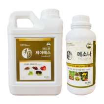 랜드콘 제이에스 2L + 메소나 1L 뿌리 발근제 미생물 염류 예방 글로벌아그로 사은품 계량컵