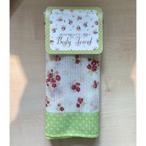 (일본) 코지 바디 샤워타올 (13design), 501834 로사 [그린]