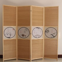 DAIT 병풍 파티션 가림막 칸막이 분리 가정용 카페 사무실, 높이150CM길이150CM3단파티션옵션5