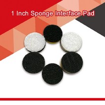 연마재 샌더 백킹 패드용 1 인치 25MM 스폰지 인터페이스 패드 연마 그라인딩 전동 공구 액세서리 후크 및 루프, [02] EVA (Black)