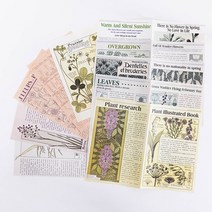 20 장 소재 종이 Scrapbooking 저널 일기 콜라주 잡지 필름 배경 장식 레트로 편지지, 07 Set 7