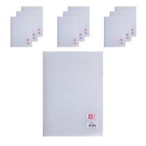 Office&Factory 고투명 클리어 홀더 A4 10매, 투명, 10개