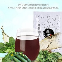 프리미엄 곰보배추즙 80ml 50포 파우치 엑기스 국내산 한방차 목건강, 80ml x 50포