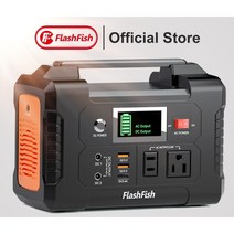 FF Flashfish 110V 휴대용 발전소 AC 200W 태양열 발전기 151WH 야외 비상 전원 공급 장치 DC 배터리 카메라 드론
