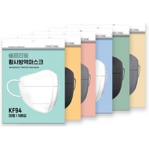 쉼표리빙 KF94 50매 새부리형 2D 황사방역마스크, KF-94, 03 대형 그레이 5매입 (50매)