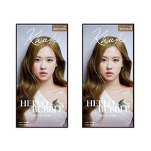 미쟝센 헬로버블 염모제 7K, 7K 애쉬 카키브라운, 2개