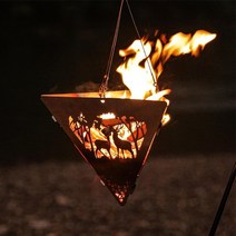 스텐 삼각화로대 1P 감성캠핑 휴대용 불멍 미니스토브 고급 감성 차박 초보 캠핑 그램핑 장비 용품 준비물 남자 여자 커플 생일 선물