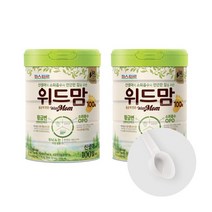 위드맘 리뉴얼 100일 2캔 + 20ml 스푼 2개입 황금변 유산균 소화 파스퇴르 아기분유 1세트